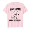 Wait for Me My Legs Are Short Its Very Interesting Running Emoji Print Tshirt Unisexs and Womens Casual Sportswear
