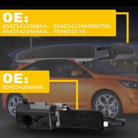 Beifahrerseite Außen Türgriff und Halterung grundiert für 08-11 Ford Focus