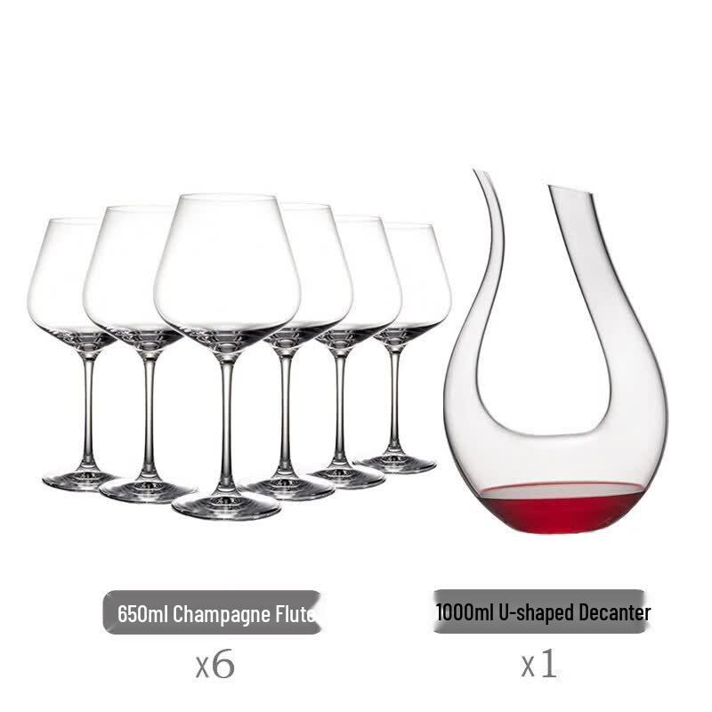 Elegant Crystal Champagne Flute