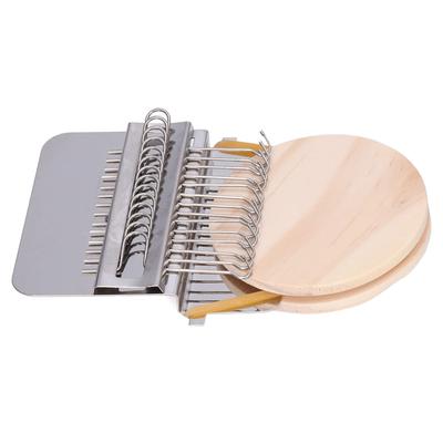 Akozon Mini Darning Loom DIY Portable Darning Loom Knitting Weaving Tool for Home Use with 14 Hooks for Families (14 Hooks)