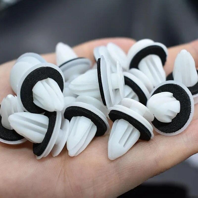 50Pcs Auto Bumper Mudguard Automotive Fastener Clip Car General Accessories Car Interior Door Panel Card Trim Fastener Clips