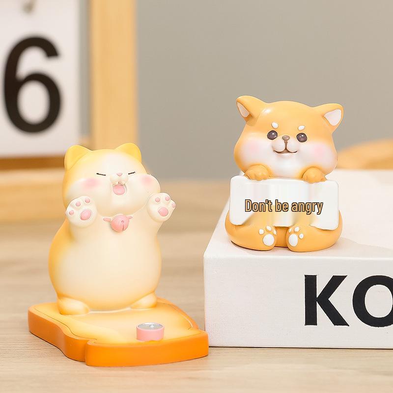 Cartoon Figurine Phone & Tablet Holder - Cute Office Decoration & Teacher's Day Gift