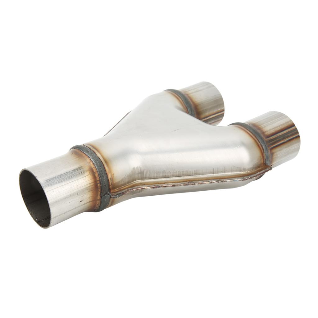 Car Exhaust Tail Throat Stainless Steel 1 To 2 Tight Fit Leakage Proof Dual Exhaust Tips