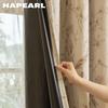 1 stk NAPEARL Fransk Retro High-end Beige Trykte Gardiner Full Mørkleggingsgardiner for Soverom Stue Balkongvindu for Hjemmedekor