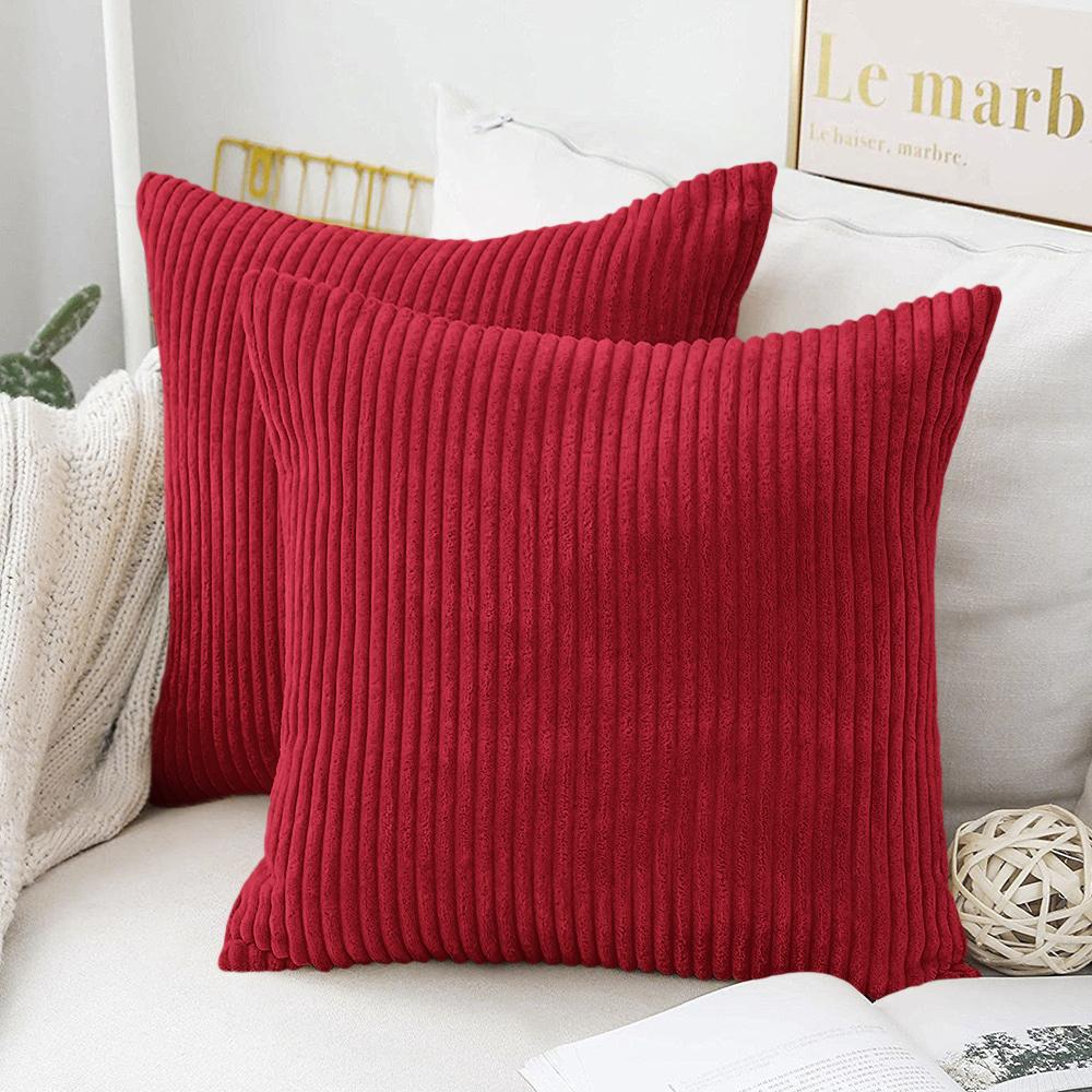 2026 Mutil Size Corduroy Pillow Cover Soft Plush Flannel Cushion Cover Fluffy Couch Pillow Case for Sofa Living Bed Room Decor