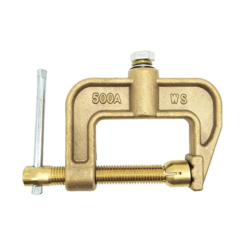 Professional Grounding Work Clamp Large Diameter Welding Ground Clamp Wear Resistant Oxidation 300A/500A/600A