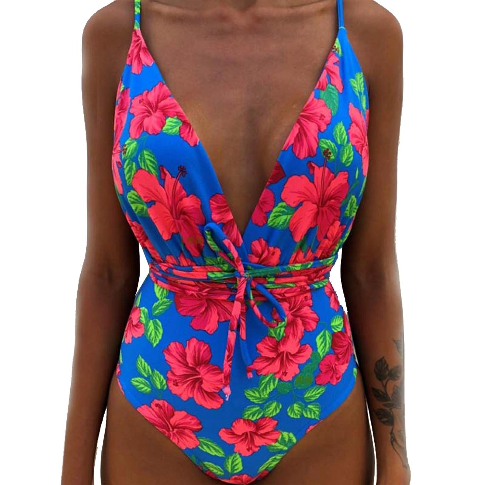 

Женский бикини с мягкой подкладкой, бюстгальтер пуш-ап, бандажный купальник, пляжная одежда, купальный костюм M красный