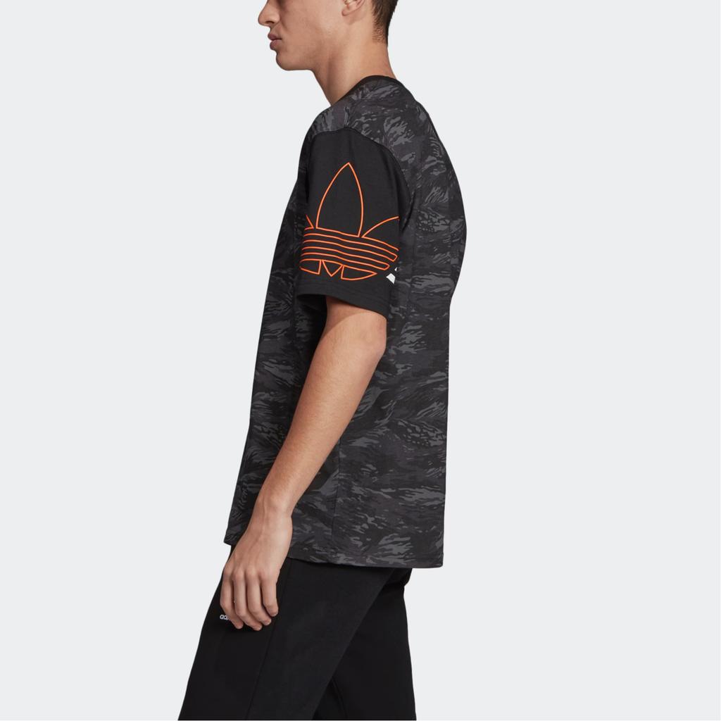 Adidas Originals Stormzy Sprt Color Block Crew Neck Loose Fit Short Sleeve T-Shirt Men T-Shirts Black FI7153