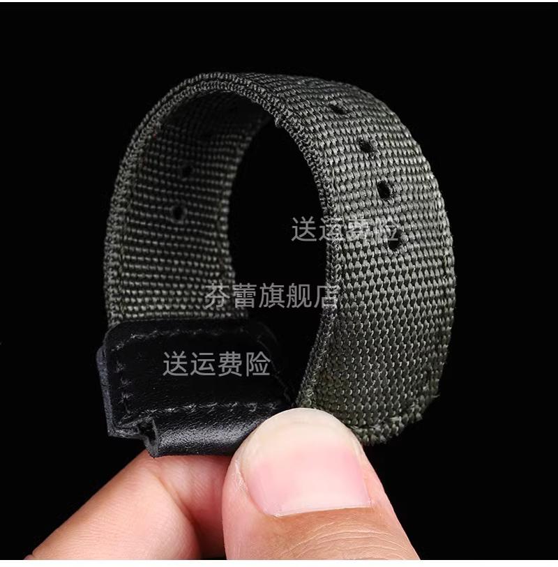 Cinturino da polso modificato per esterni per Casio DW-9052 9051 9050 DW6900 AE1200 A158/159 Catena da polso in tela di nylon intrecciato 16mm 18mm Braccialetto