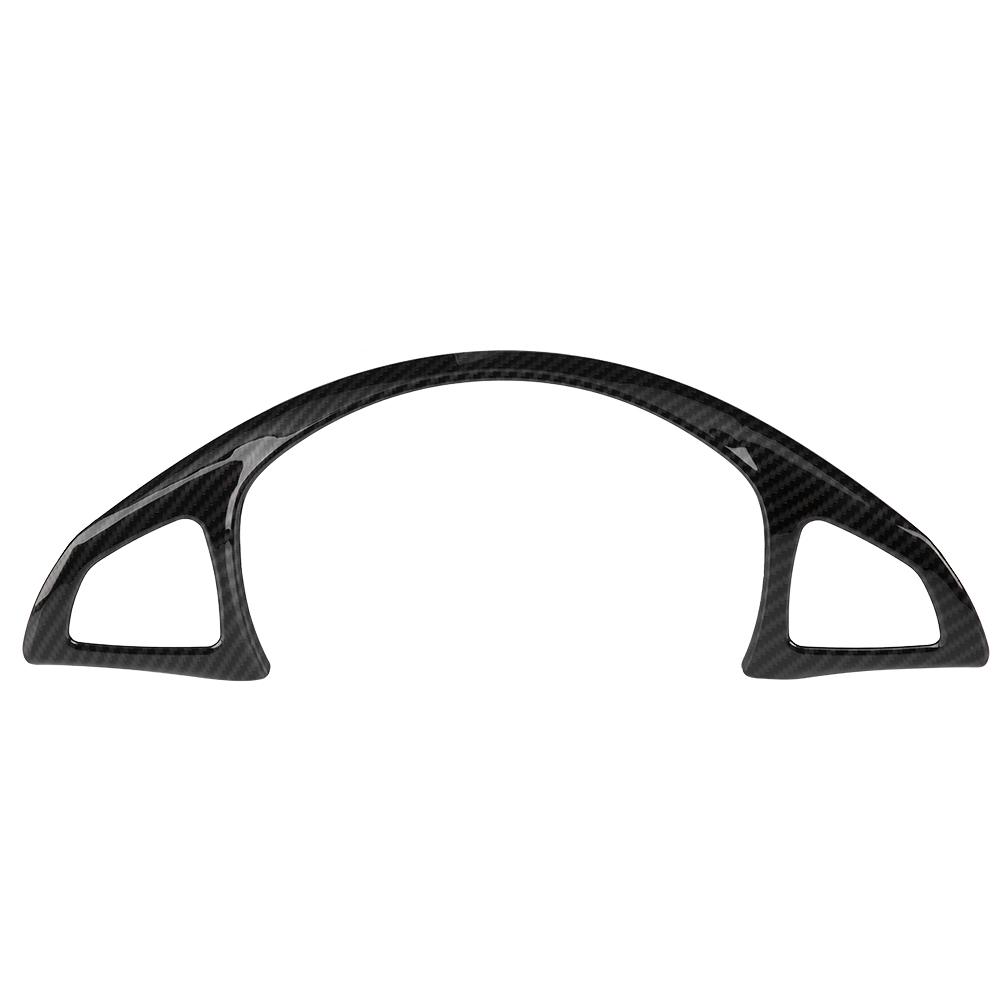 Carbon Fiber Style Steering Wheel Frame Trim for Mercedes Benz C E GLC Class W205 W213 X253