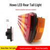 Compatible with Sinotruk Howo Original LED Rear Tail Light Assembly for Brake, Turn, and Reverse with Rear Combination Light Accessories.