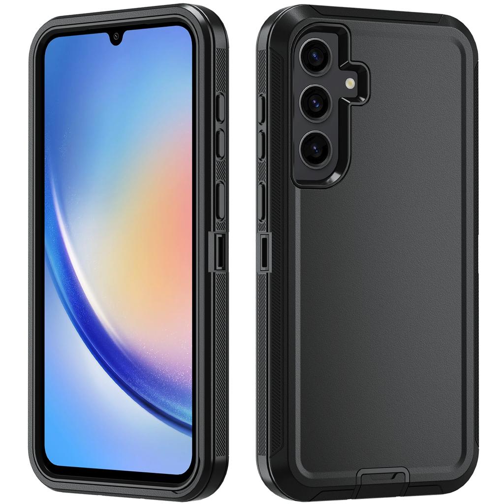 Robuste Armor Defender Hülle für Samsung Galaxy A57/37/27/17/07 A56/36/26/16/06/55/35 Unterstützt kabelloses Laden Ott Box Abdeckung