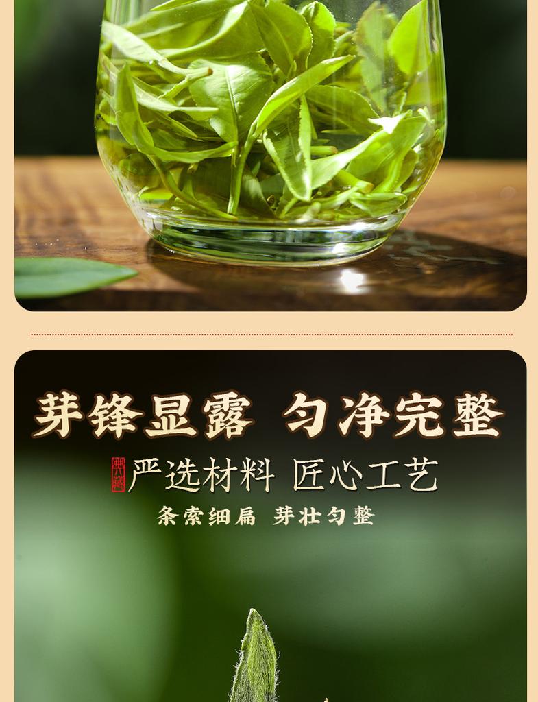 Jieying Green Tea Mount Huangshan Maofeng Canned 100g Mountain Original New Tea Spring Tea Drink by Yourself