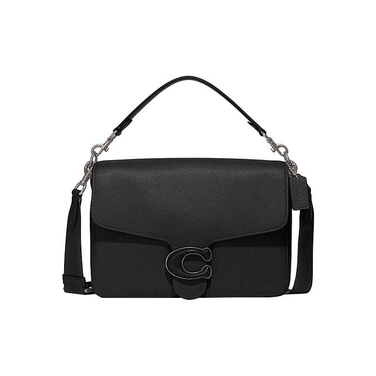 

Новая сумка-мессенджер COACH Tabby из лоскутной кожи из коровьей кожи, сумка-тоут, сумка на плечо, сумка кроссбоди, большого размера, женская, черная C8430-LHBLK 31.0*4.6*22.1CM