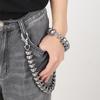 Chaîne de Jean Squelette en Acier Inoxydable Vintage pour Hommes 24MM de Large Collier Lourd de Haute Qualité Bracelet Personnalisé Bijoux Tendance