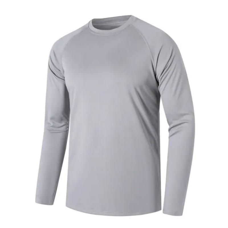 Mens Long Sleeve Fishing Shirt UPF Sun Protection Quick Dry Lightweight Breathable Clothing Outdoor Angling