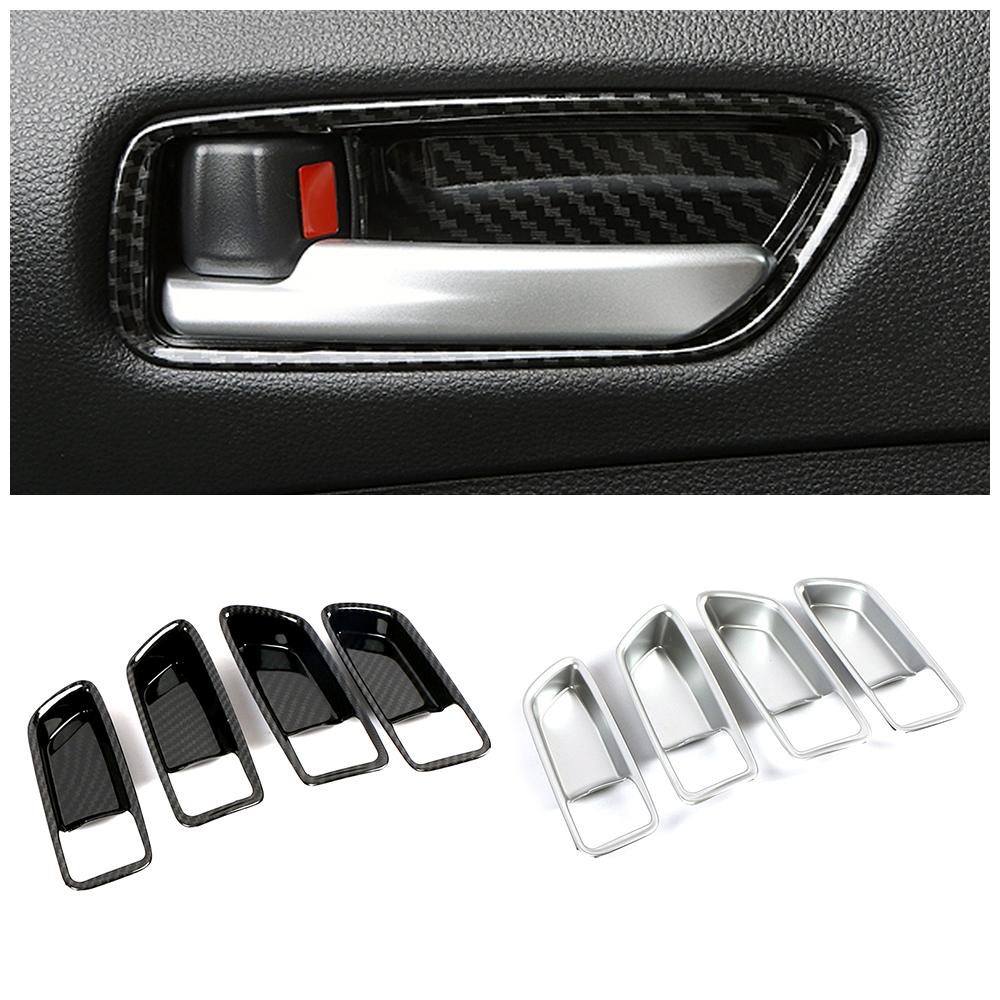 

Для Toyota Corolla 2022 внутренняя дверная ручка, крышка чаши, дверная застежка, отделка, внутренние молдинги из углеродного волокна, матовая с принтом