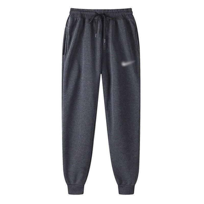 Pantaloni sportivi casual in pile spessi, aderenti, tendenza moda, pantaloni da uomo, pantaloni della tuta, best-seller primaverile e autunnale
