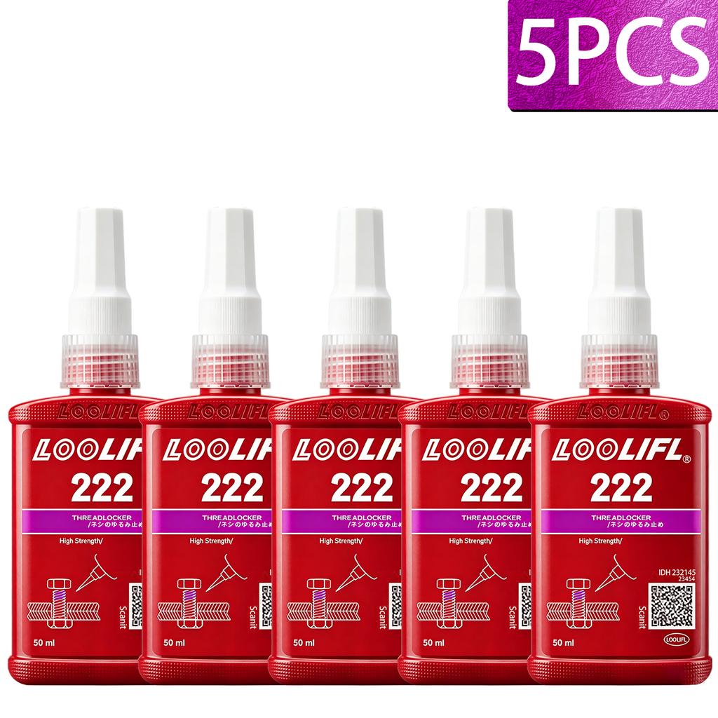 Threadlocker 222 242 243 262 277 Anaerobic Screw Glue Thread Locking Agent Anti‑Loose Sealant for Metal Bolts NutsAliExpress