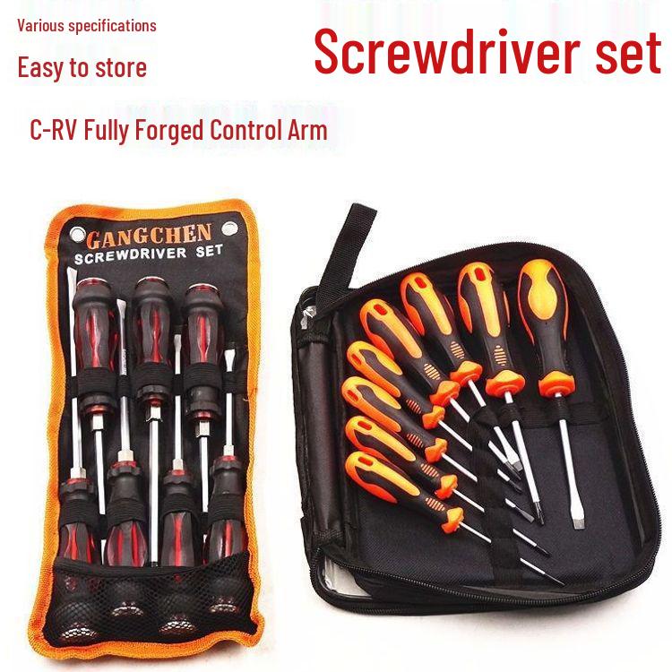 Multifunctional Magnetic Phillips & Flathead Screwdriver Set