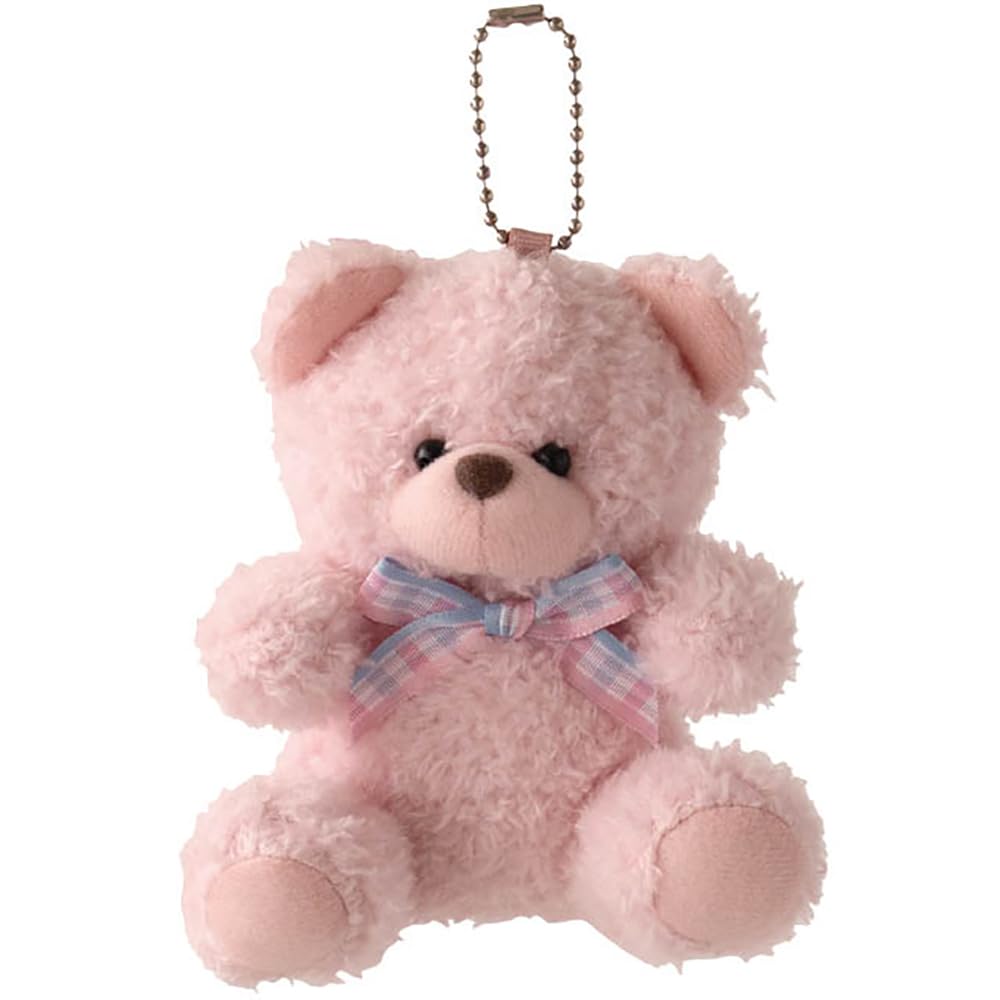 

Heads Mascot W90 x D70 x H120mm (6 pieces) Pink Keychain Ball Chain Bear Macaron HEADS LM-MC10