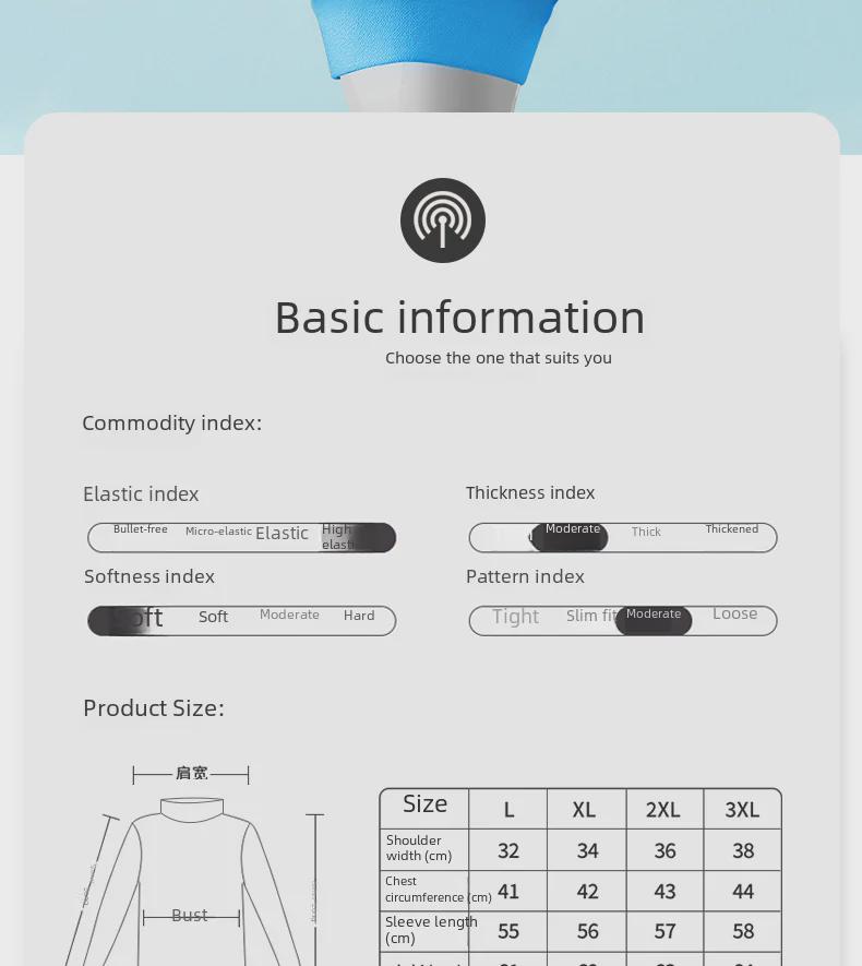 Men's Cotton High-Collar Long Sleeve Top - Comfortable, Breathable Autumn Wear.