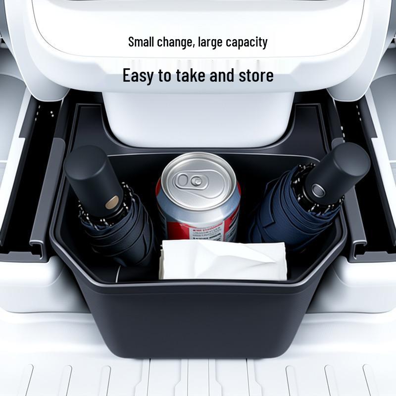 Tesla Model Y Rear Seat Storage & Trash Can