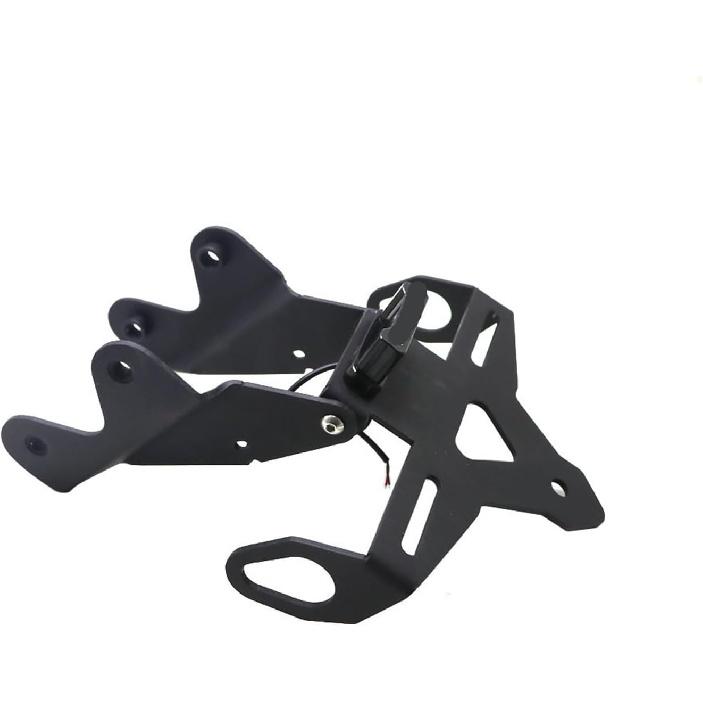 Adjust The Folding Compatible with Yamaha MT09 MT-09 MT 09 2024 2025 Motorcycle License Plate Holder LED Light Tail Tidy Fender Eliminator
