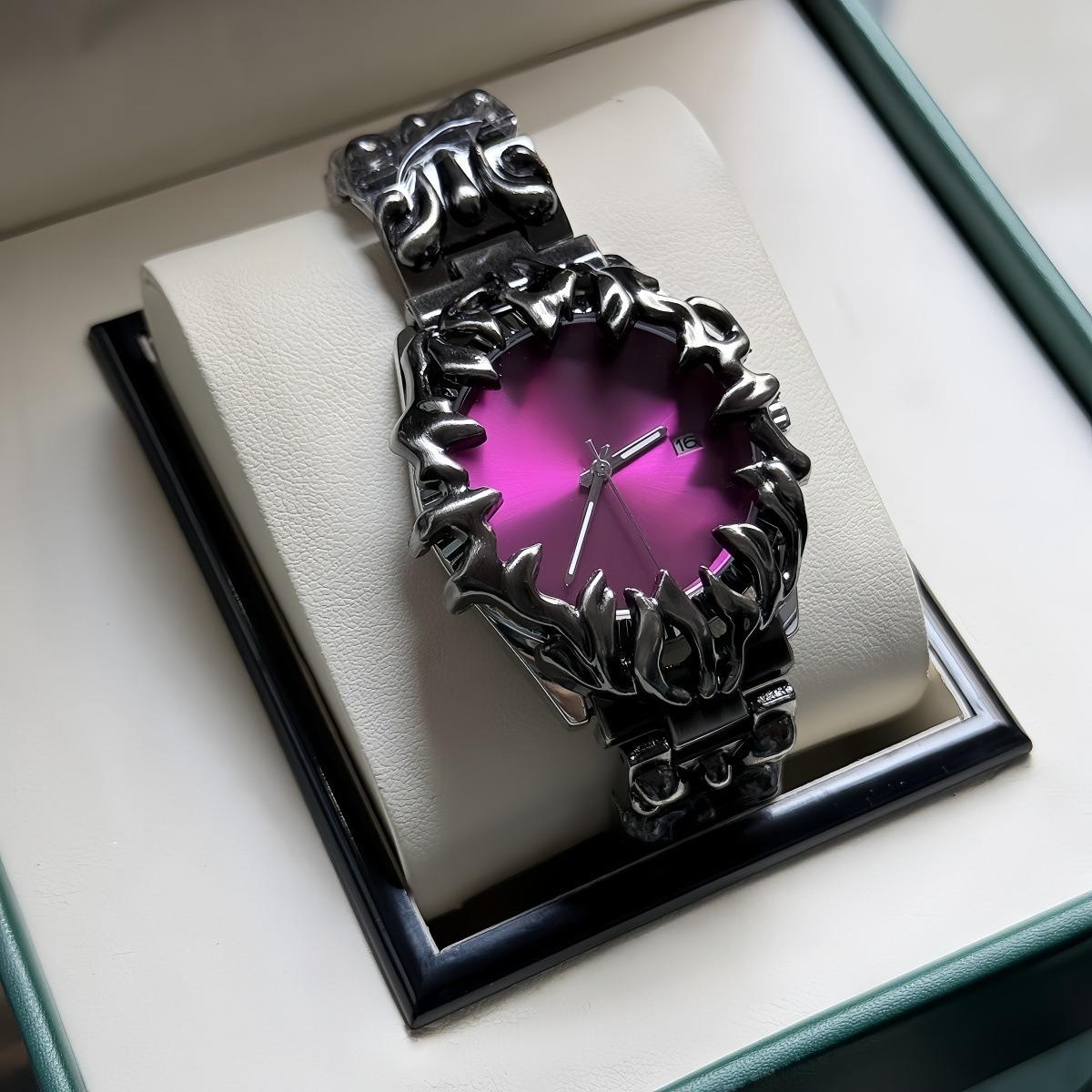 

All Silver Unique Style Personalize Quartz Watch Men AAA High Quality Alabaster Fashion Unisex Hot Sell Unique Creative Clock