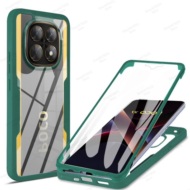 Husă de Telefon Antishock 360° Full Body Cover Pentru POCO F7 Ultra X7 M6 X6 F6 Pro C65 Silicon Funda Pentru POCO X5 X4 X3 F5 Pro Husă