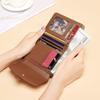 Women’s Short Wallet PU Leather Bifold Wallet with Zipper Coin Pocket Card Holder Compact Clutch Purse RFID Blocking Small Lady Wallet
