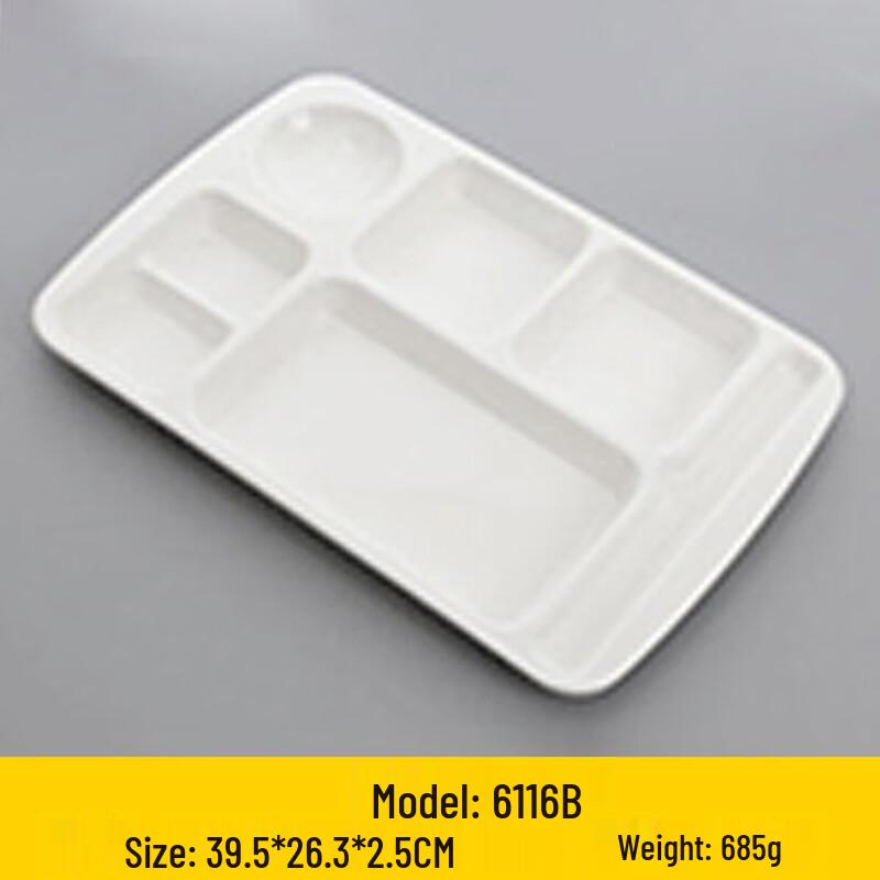 Melamine Divided Cafeteria Plate