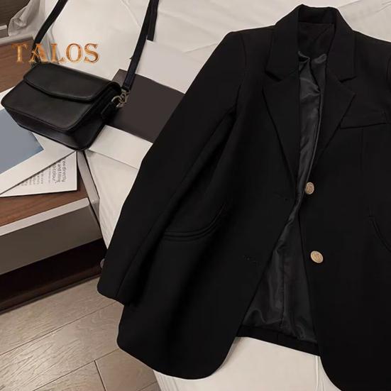 Women's Jacket Suit Casual Office Blazer Female Coat Lapel Collar Business Jacket for Work Party Outdoor Leisure Time