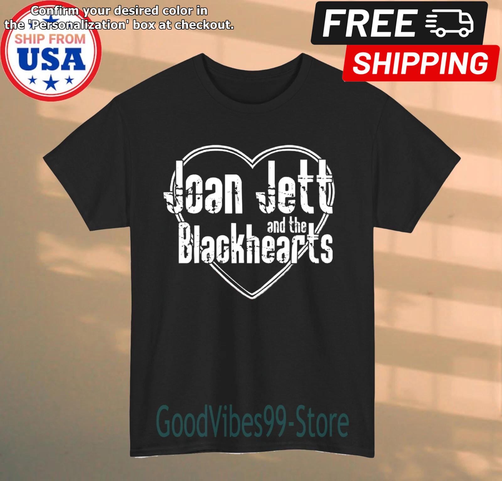 Joan Jett and The Blackhearts Men s Black Size S-5XL L