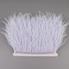 Ostrich Feathers Fringe 2M 55colors Selected Clothing Sewing Crafts Dress with Fluffy Feather Ribbon