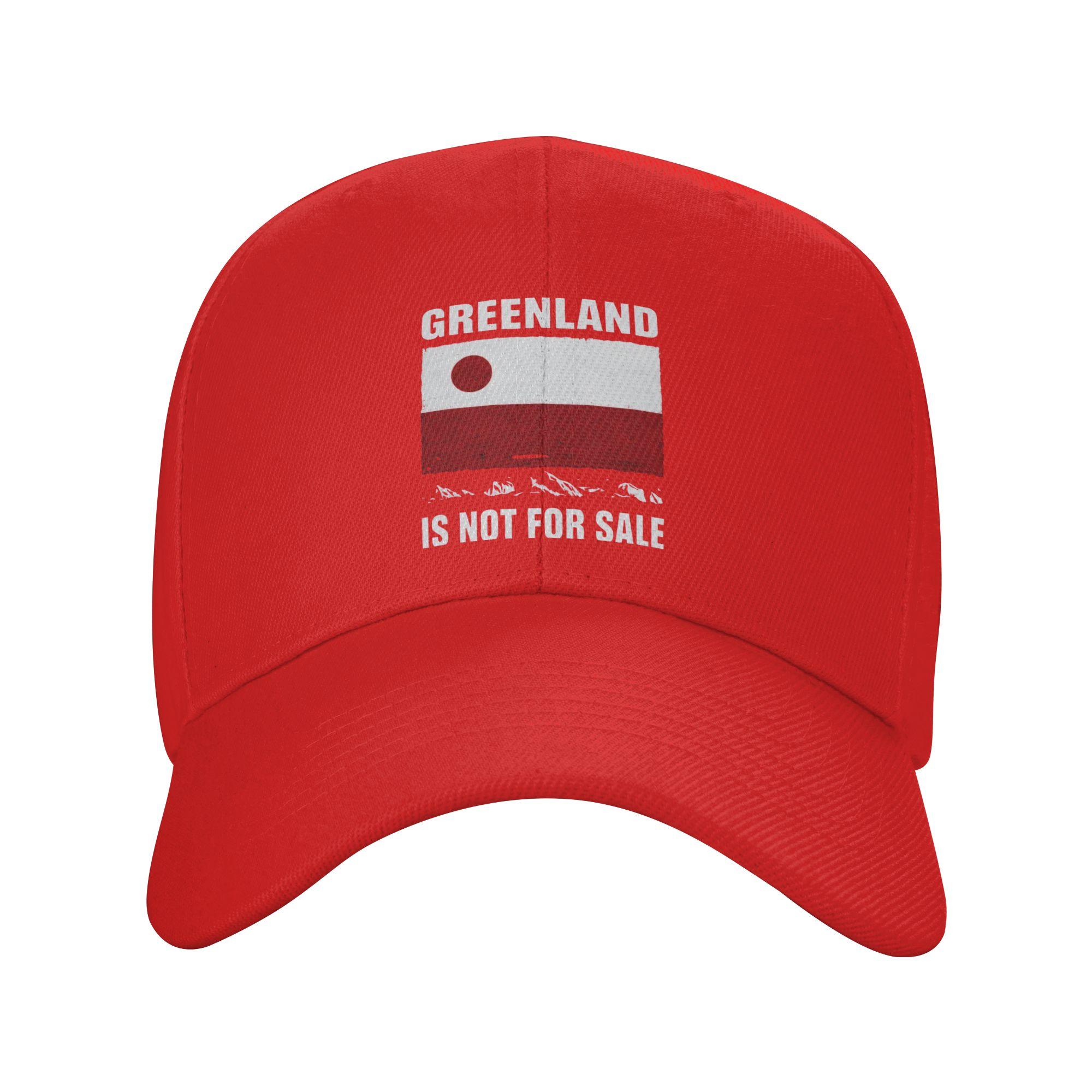 Greenland Is Not For Sale Flag Sun Baseball Cap Spring Unisex  Print Hip Hop Hats Adjustable Streetwear Kpop Rock Baseball Caps One Size