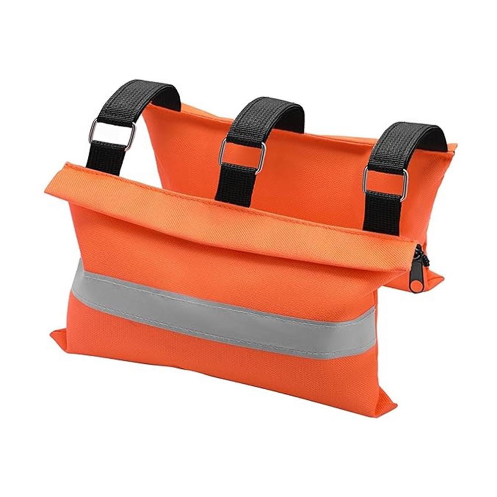 RV Sewer Weight Bag with Reflective Strip 600D Oxford Cloth Camping Drain Weight Bag Waterproof for RV Sewer Hose Fastening