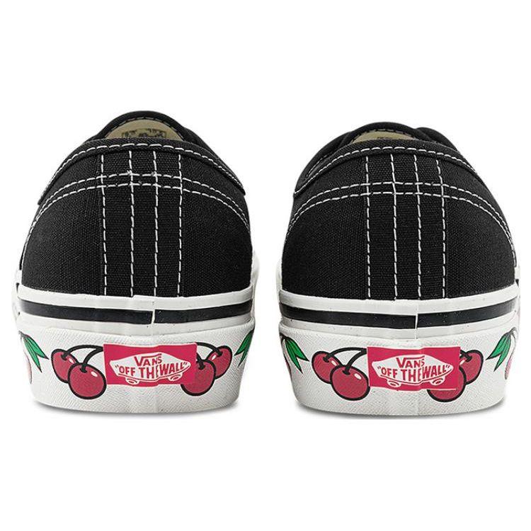 Vans Premium Authentic 44 Canvas Trendy Casual Durable Low-Top Skate Shoes Unisex sneaker Black White VN0A4BVY1KP