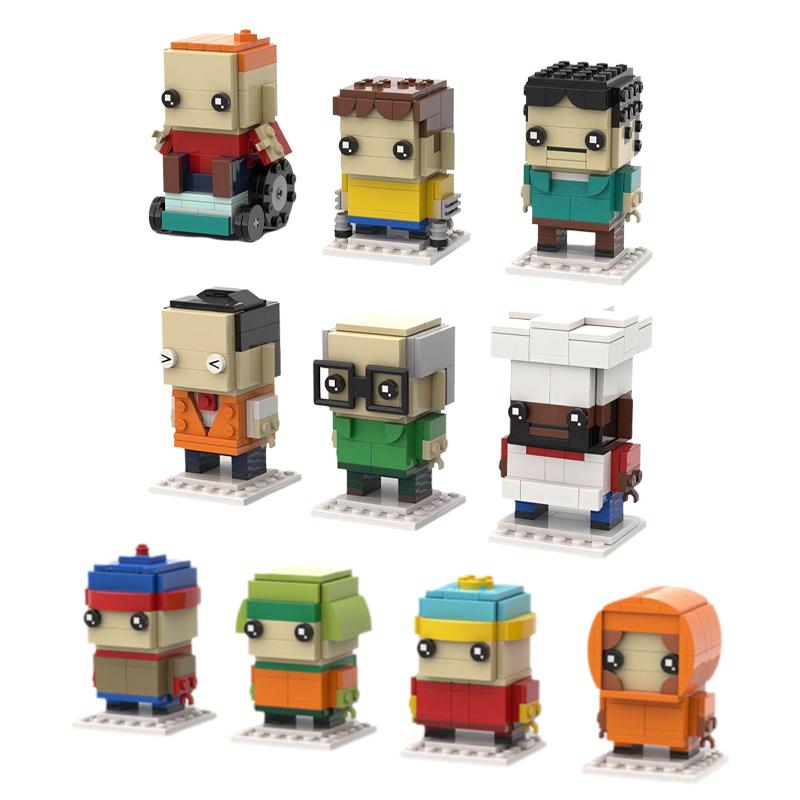 Classico Animato Architettonico Casa di Cartman Parco Skyline Blocchi da Costruzione MOC Stan Kyle Kenny Mini Bambola Modello Giocattoli per Bambini Regalo