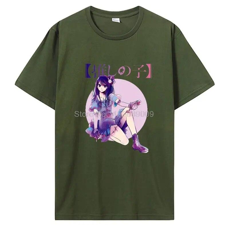 Oshi No Ko Japan Anime Cute Ai Ruby And Aqua футболка женские футболки унисекс Kawaii — фото 23