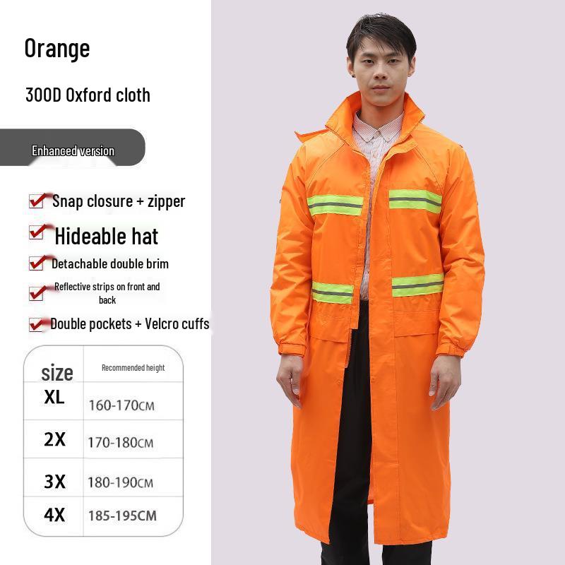 Unisex Reflective Waterproof Rain Jumpsuit for Safety and Outdoor Activities