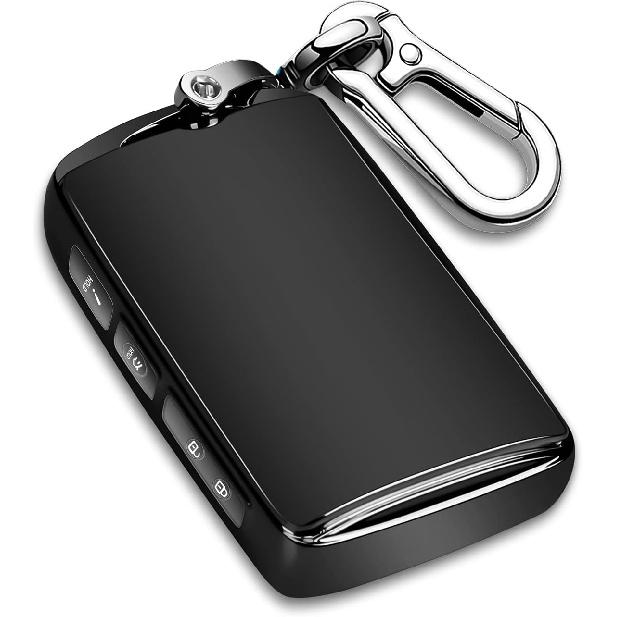 QBUC For Mazda Key Fob Cover,TPU Protector Key Holder With Keychain For - Mazda 3,For Mazda 3 Hatchback,For - Mazda CX-5,CX-30,CX-9,CX-12 3-4-Buttons