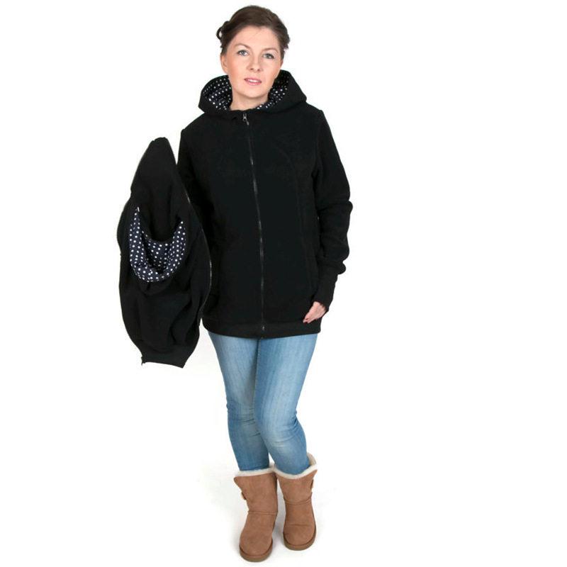 2025 Women's Autumn/Winter Hot-Selling 3-in-1 Multifunctional Mummy Kangaroo Hoodie Coat