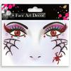 Glitter Face Art Stickers, Self-Adhesive Face Decor Decals for Halloween, Carnival, Festival and Party Makeup