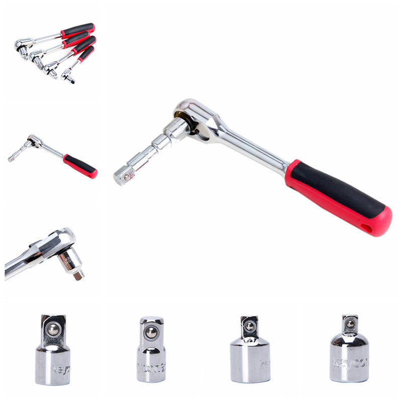 Ball Lock Ratchet Socket Adapter Reducer Converter Set Tool Kit 1/4" 3/8" 1/2"