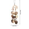 Parrot Chew Toys Wooden Fruit String Pinecone Corn Cob Cork Bird Cage Accessories Tooth-grinding Bird Toy For Small Medium Birds