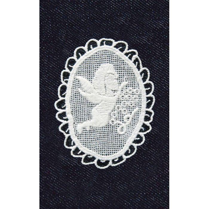 Ki-Sign - Transfert thermocollant dentelle Ange 8x6,5 cm