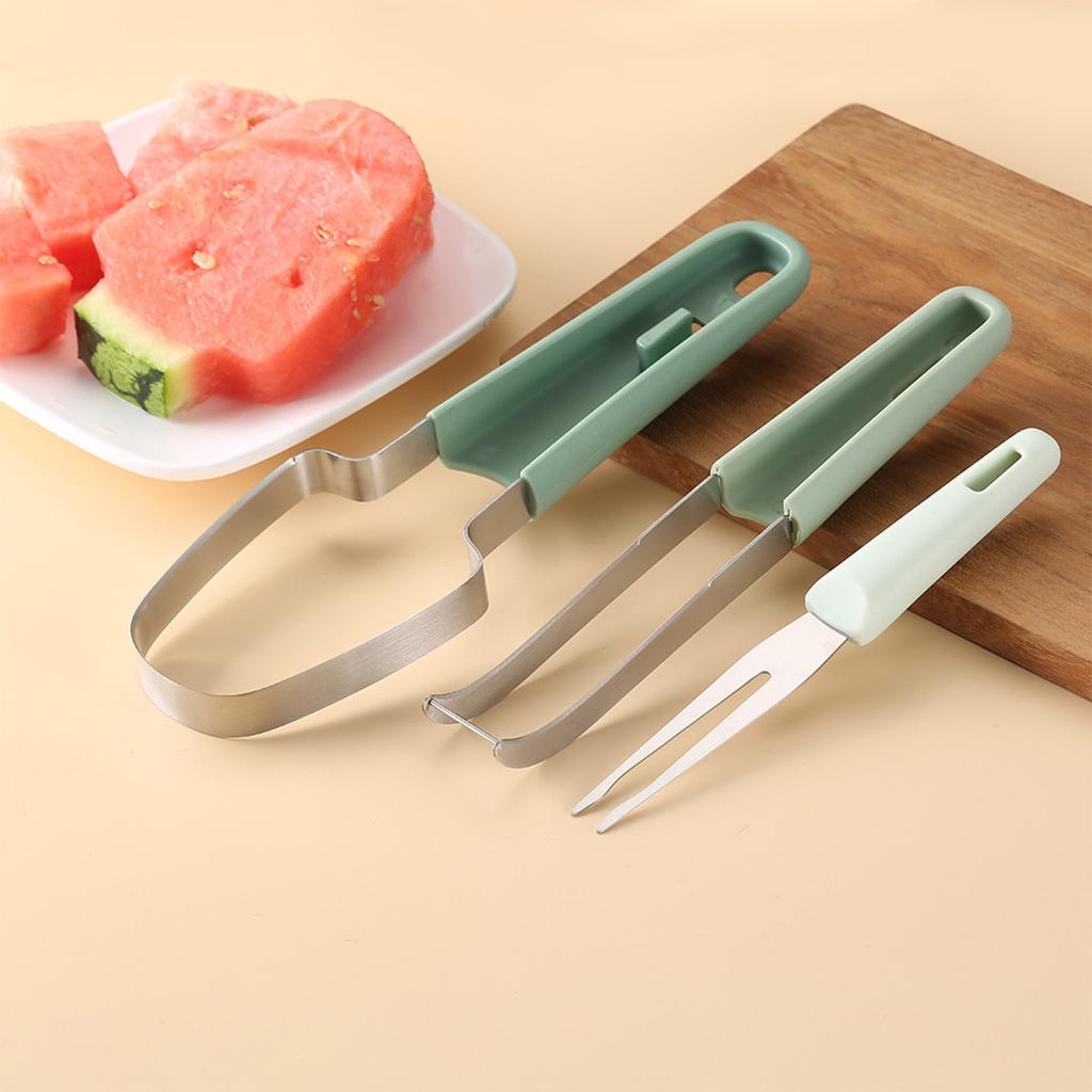 Watermelon Fruit Melon Cutter Quickly Fruit Forks Kitchen Accessories Gadgets for Camping Kitchen Gadgets
