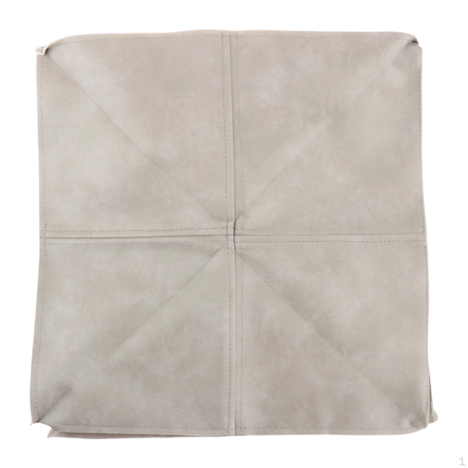 

Чехол для пуфа, подставки для ног, напольной подушки, сиденья, спальни и офиса Gray Square