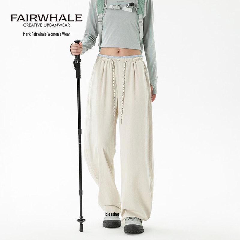 Mark Fairwhale Women s High-Waist Drawstring Straight-Leg Pants 2XL